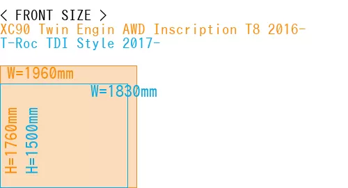 #XC90 Twin Engin AWD Inscription T8 2016- + T-Roc TDI Style 2017-